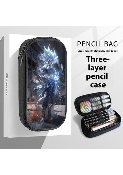 Okul Sezonu Yedi Ejderha Topu Kalem Çantası Goku Çevresel Kırtasiye Kutusu Kalem Çantası Ilkokul Öğrencileri Ortaokul Lise Öğrencileri Çok Fonksiyonlu Kalem Kutusu (Yurt Dışından)
