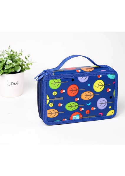 Eskiz Kalem Çantası Delik Büyük Kapasiteli Renkli Kalem Kutusu Kırtasiye Fırçaları Sanat Tırnak Sanat Saklama Çantası 72 Delik (Yurt Dışından)