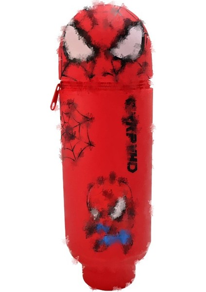 Karikatür Silikon Geri Çekilebilir Kalem Tutucu Kalem Çantası Büyük Kapasiteli Öğrenci Kalem Kırtasiye Saklama Kutusu Sevimli Hayvan Zip Çanta Alt (Yurt Dışından)