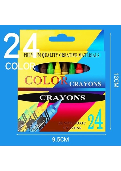 Çocuk Boyama Yağlı Boya Sopa Diy Doodle Boyama 6 Renk 8 Renk 12 Renk 24 Renk Anaokulu Sanat Pastel Boya Seti (Yurt Dışından)