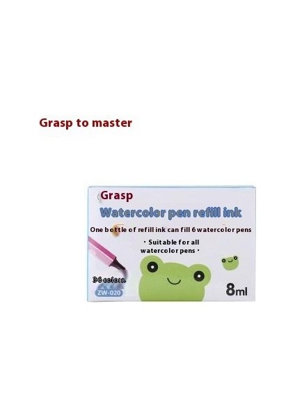 Karpuz Taro Çocuk Suluboya Fırça Seti 12/24/36 Renk Anaokulu Bebek Boya Fırçaları Güvenli ve Yıkanabilir El Yapımı (Yurt Dışından)