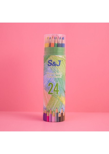 Yağ Bazlı Renkli Kalem Seti 12 Renk Öğrenci Çizim 18 Renk 24 Renk 36 Renk Kalem Boyama Varili Renkli Kalemler (Yurt Dışından)