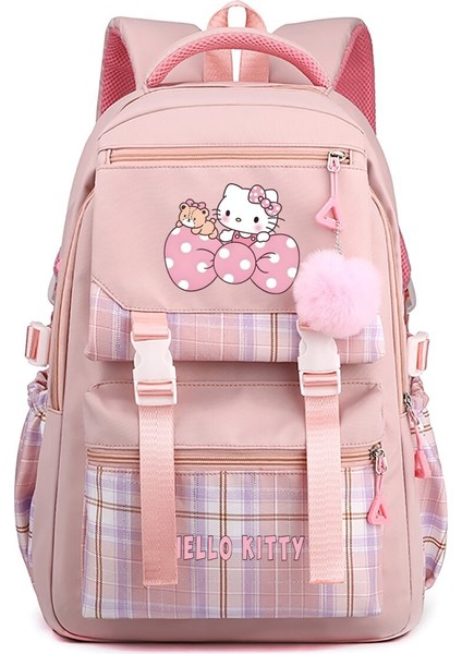 Kt Kedi Karikatür Etrafında Japon Sevimli Ilkokul Öğrencileri Ortaokul Lise Lise Büyük Kapasiteli Okul Çantası (Yurt Dışından)