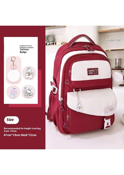 2025 Yeni Sevimli Eğlence Çocuk Ilkokul Çantası 3-6 Sınıflar Oxford Kumaş (Yurt Dışından)