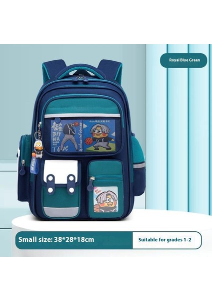 Okul Çantası Çocuk Çizgi Film Animasyon Ilkokul Öğrencileri Bir, Iki, Üç Ila Altı Sınıf Erkek ve Kız Omurga Koruma Yük Azaltma Omuz Çantası (Yurt Dışından)