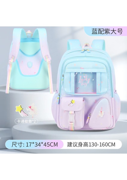 Çocuk Ilkokul Öğrencileri Okul Çantası Büyük Kapasiteli Yüksek Değerli Oxford Kumaş Omuz Çantası Kızlar Yeni (Yurt Dışından)