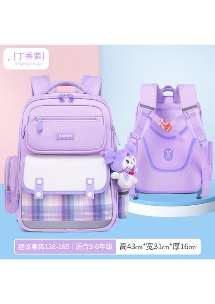 Yabancı Stil Ilkokul Öğrencileri Okul Çantası Çocuklar 1-3-6 Sınıflar Omuz Çantası Su Geçirmez Büyük Kapasiteli Oxford Kumaş (Yurt Dışından)