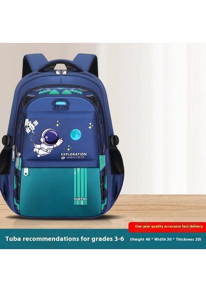 Okul Çantası Ilkokul Öğrencileri 1-3-9 Sınıflar Çocuklar Büyük Kapasite Yüksek Değer Ins Uzay Çocuk Omuz Çantası (Yurt Dışından)