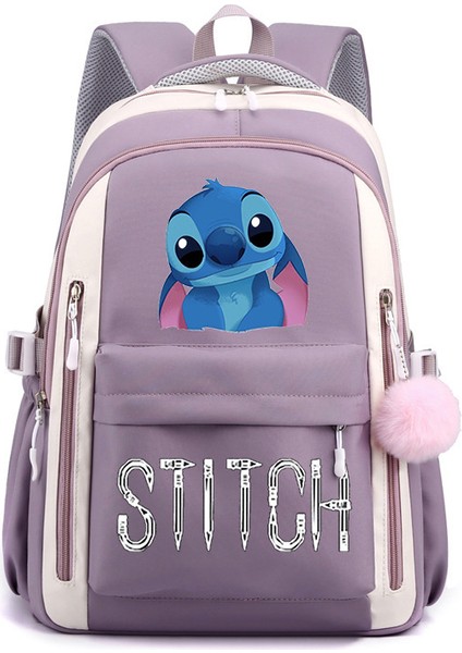 Yeni Yıldız Bebek Karikatür Baskı Rahat Omuz Çantası Ortaokul Lise Öğrencileri Büyük Kapasiteli Sırt Çantaları (Yurt Dışından)