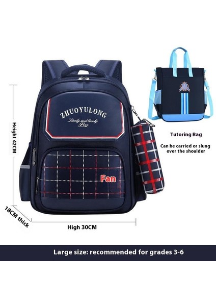 [kalem Çantası Gönder] Okul Sezonu Ilkokul Öğrencileri Okul Çantası Çocuklar 1-3-6 Sınıflar Omuz Çantası (Yurt Dışından)