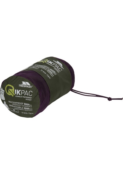 Qikpac Kadın Yeşil Yağmurluk modelleri
