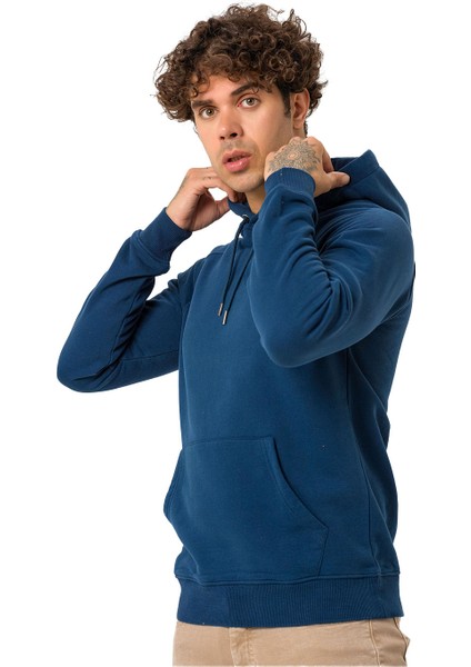 Hedge Erkek Mavi Sweatshirt