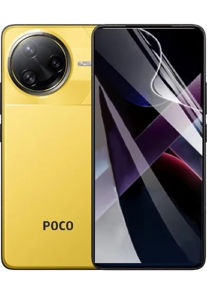 Xiaomi Poco F7 Pro Uyumlu Ön+Arka Body Şeffaf Ultra Koruyucu Nano Jelatin