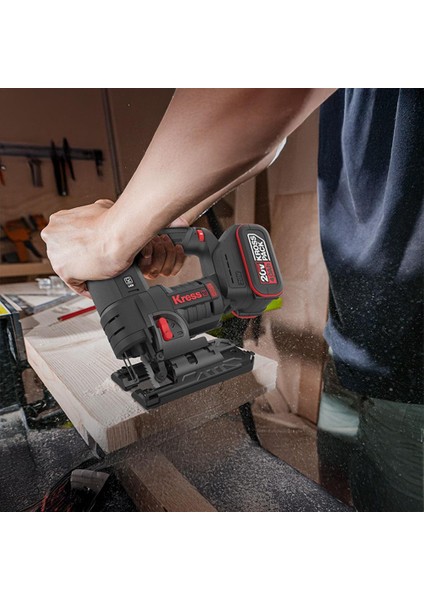 KUE26 20VOLT 4.0AH Li-Ion Çift Akülü Profesyonel Kömürsüz Devir Ayarlı Şarjlı Dekupaj Testere fırsatları