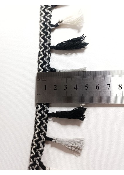 Siyah Ekru Gri Püskül Saçak modelleri