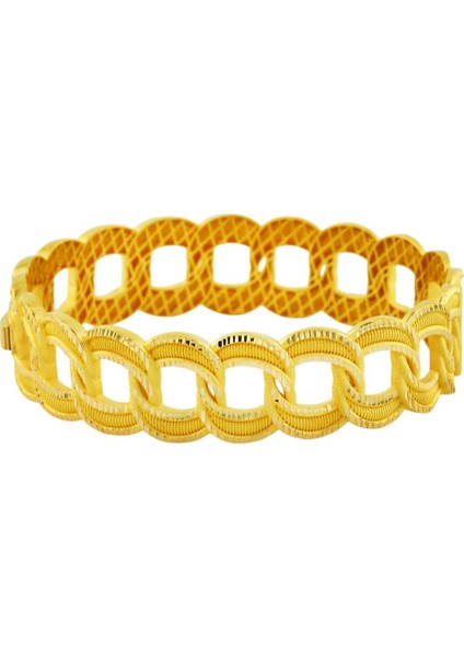 22 Ayar Altın Tasarım Bilezik - 0197687