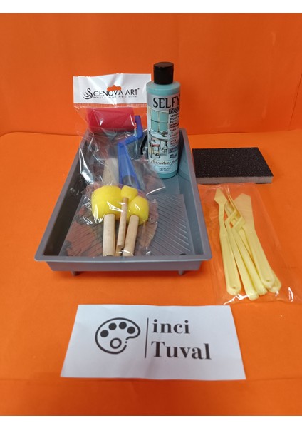 Mobilya Set Ahşap Boyama Selfy Decor Milano 240CC Boya Kendinden Vernik Ponpon Çift Rulo