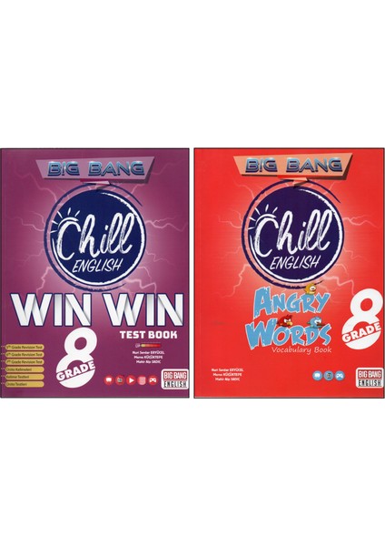 Newton 8. Sınıf Big Bang Wın Wın Test Book+Angry Words (2 Kitap)