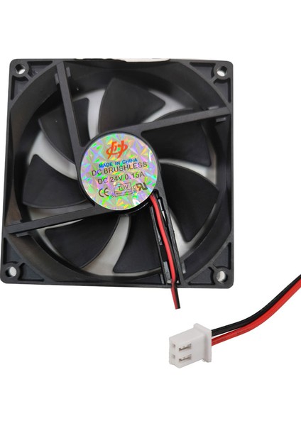 9cm 24V 2 Pinli Kasa Fanı 9cm x 9cm x 2.5cm 2 Pimli Dc 24VOLT Fan fırsatları