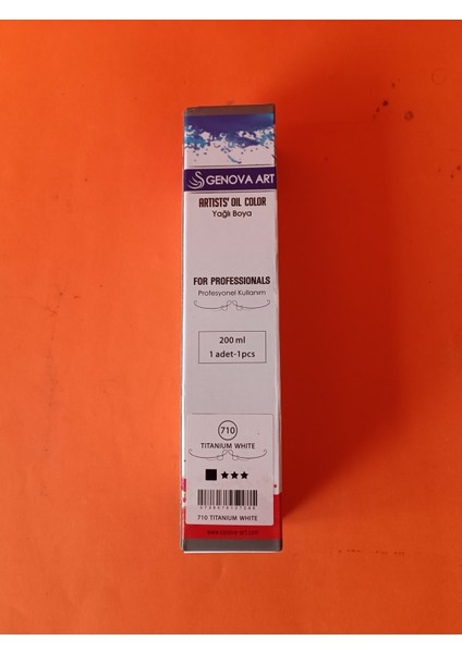 Titanium White 200ML Beyaz Yağlı Boya Büyük Boy fiyatları