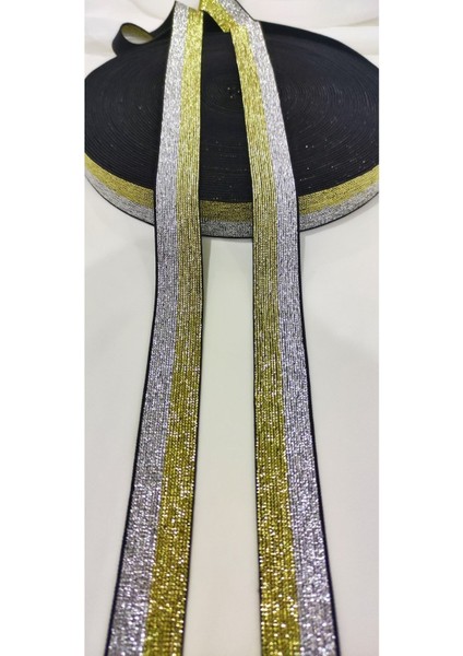 Gümüş Gold Çift Renk Lastik Şerit fiyatları