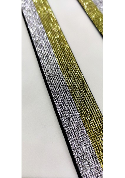 Gümüş Gold Çift Renk Lastik Şerit modelleri