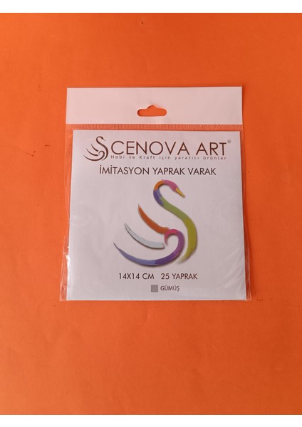 Yaprak Varak 25 Li Paket Gümüş Silver