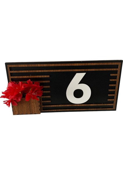 Kişiye Özel Numaralı Kapı Süsü Numaralık