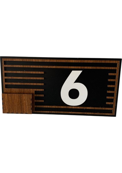 Kişiye Özel Numaralı Kapı Süsü Numaralık