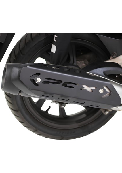 Honda PCX 125 / 150 2018-2025 Uyumlu Egzoz Koruma Kapağı Siyah fırsatları