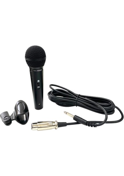 FS-101 Kablolu Metal Gövdeli El Tipi Mikrofon 5metre Kablolu
