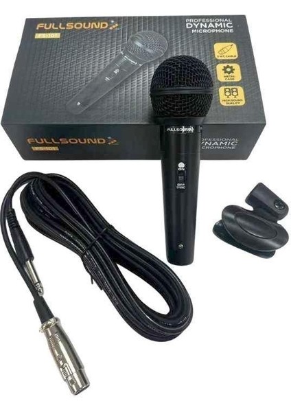 FS-101 Kablolu Metal Gövdeli El Tipi Mikrofon 5metre Kablolu fırsatları