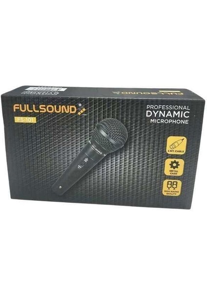 FS-101 Kablolu Metal Gövdeli El Tipi Mikrofon 5metre Kablolu indirimleri