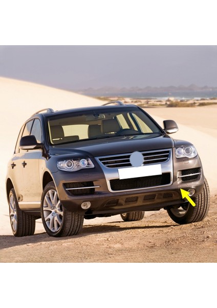 Vw Touareg 2007-2010 Ön Tampon Sol Çeki Demiri Kapağı 7L6807155B