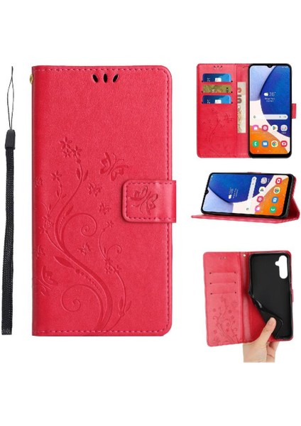 Samsung Galaxy Filp Kart Tutucu Için Kickstand Durumda Bilek Kayışı Pu (Yurt Dışından)