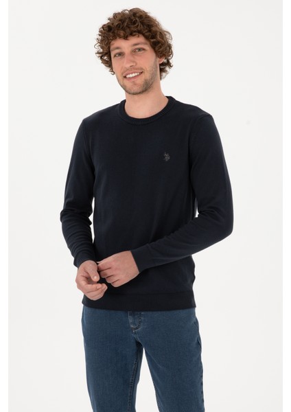 Erkek Lacivert Kazak /triko 50313713-VR033 modelleri