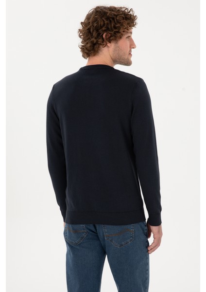 Erkek Lacivert Kazak /triko 50313713-VR033 indirimleri