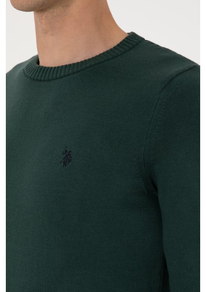 Erkek Koyu Yeşil Kazak /triko 50313713-VR079