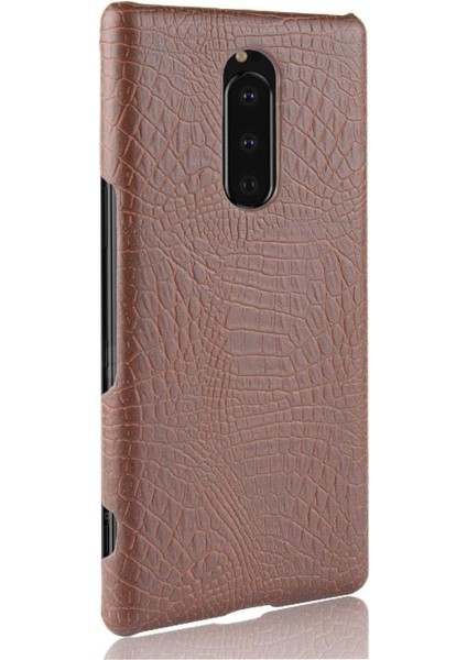 Sony Xperia 1 Koruyucu Kapak Klasik Timsah Için Şık Klasik Kılıf (Yurt Dışından) modelleri