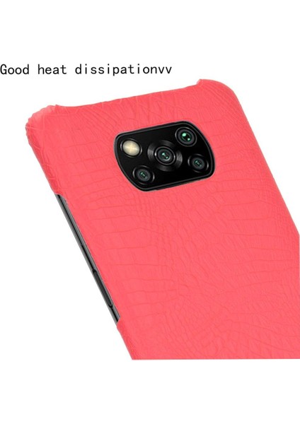Şık Klasik Durumda Xiaomi Poco X3 Nfc Klasik Timsah Moda Anti (Yurt Dışından) fırsatları