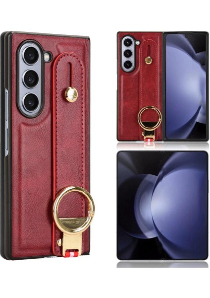 Samsung Galaxy Z Case 6 5g Bilek Kayışı Uyumluluk Premium Pu (Yurt Dışından)