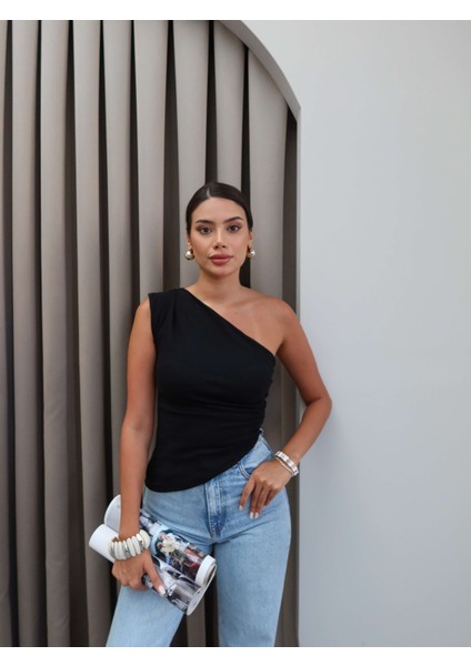 Tek Omuz Asimetrik Bluz fiyatları