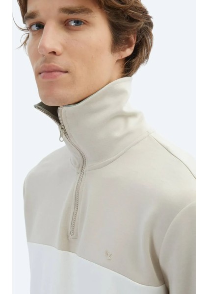 Bej Dik Yaka Sweatshırt fırsatları