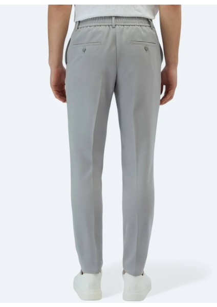 Gri Dokuma Jogging Fit Casual Pantolon fırsatları