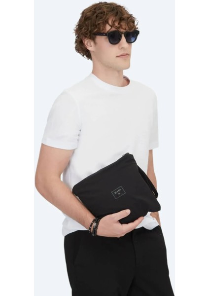 Siyah Regular Fit Dik Yaka Casual Dokuma Mont fırsatları
