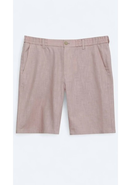 Somon Dokuma Jogging Fit Casual Pamuk Karışımlı Bermuda fırsatları
