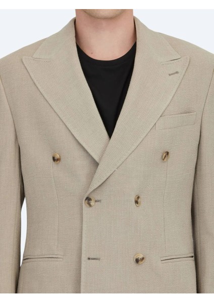 Vizon Desenli Comfort Fit Ceket fırsatları