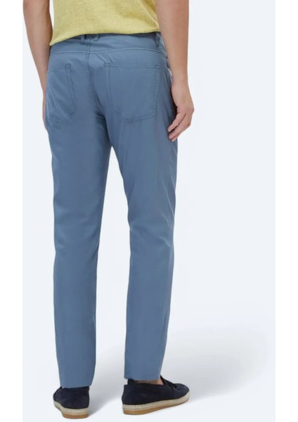 Koyu Mavi Denim Slim Fit Casual Pamuk Karışımlı Pantolon modelleri