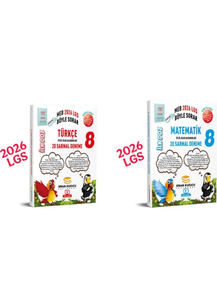 2026 Lgs 8.sınıf Türkçe Ilk Doz Deneme ve Matematik Ilk Doz Deneme Sinan Kuzucu