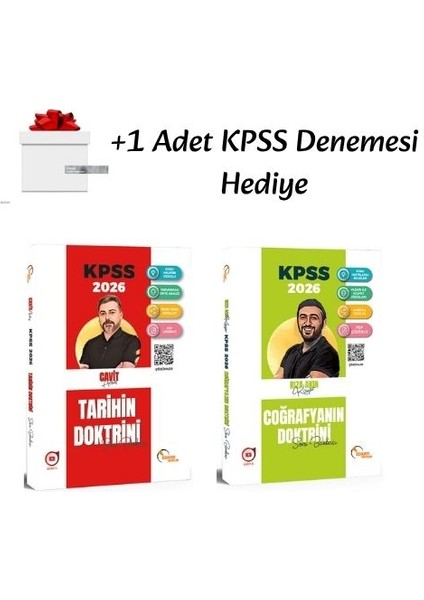 2026 Kpss Tarih ve Coğrafya Soru Bankası (2 Kitap) + 1 Kpss Deneme Hediyeli